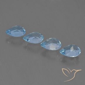 Shop natural 3.53ct スカイブルー トパーズ gems, 洋梨の形, from ブラジル at GemSelect. In stock, global shipping!