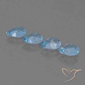 Shop natural 3.48ct スカイブルー トパーズ gems, 洋梨の形, from ブラジル at GemSelect. In stock, global shipping!