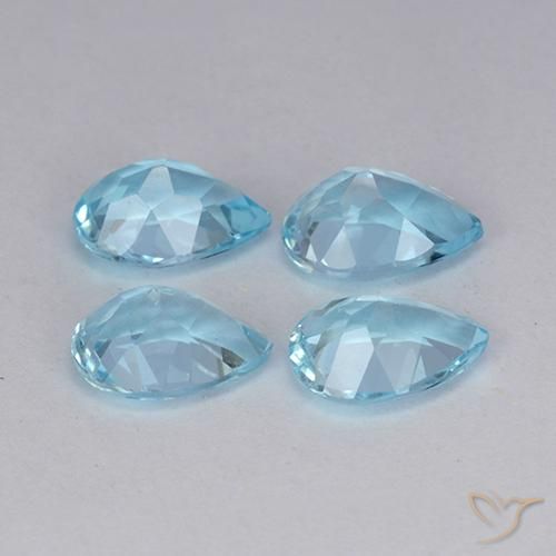 Shop natural 3.26ct スカイブルー トパーズ gems, 洋梨の形, from ブラジル at GemSelect. In stock, global shipping!