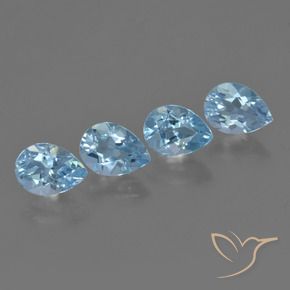 Shop natural 3.64ct スカイブルー トパーズ gems, 洋梨の形, from ブラジル at GemSelect. In stock, global shipping!