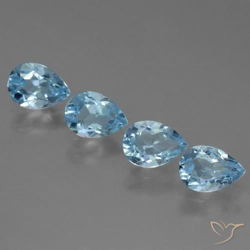 Shop natural 3.27ct スイスブルー トパーズ gems, 洋梨の形, from ブラジル at GemSelect. In stock, global shipping!
