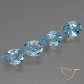 Shop natural 3.27ct スイスブルー トパーズ gems, 洋梨の形, from ブラジル at GemSelect. In stock, global shipping!
