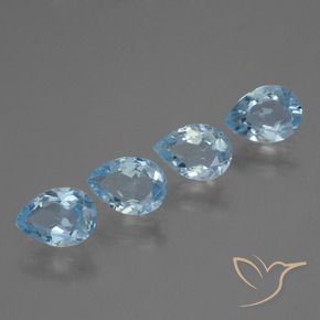 Shop natural 3.02ct スカイブルー トパーズ gems, 洋梨の形, from ブラジル at GemSelect. In stock, global shipping!