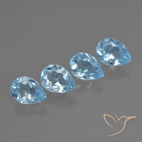Shop natural 3.15ct スカイブルー トパーズ gems, 洋梨の形, from ブラジル at GemSelect. In stock, global shipping!
