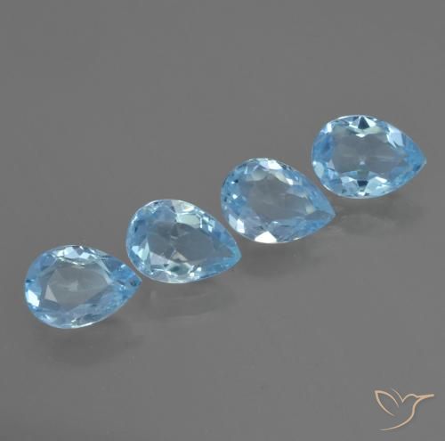 Shop natural 3.28ct スイスブルー トパーズ gems, 洋梨の形, from ブラジル at GemSelect. In stock, global shipping!