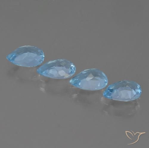 Shop natural 3.28ct スイスブルー トパーズ gems, 洋梨の形, from ブラジル at GemSelect. In stock, global shipping!