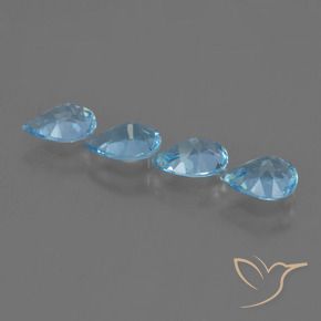 Shop natural 2.87ct スイスブルー トパーズ gems, 洋梨の形, from ブラジル at GemSelect. In stock, global shipping!