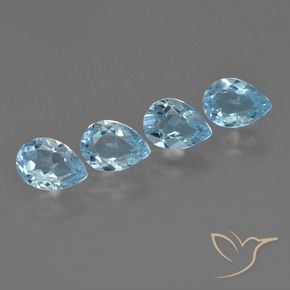 Shop natural 3.39ct スカイブルー トパーズ gems, 洋梨の形, from ブラジル at GemSelect. In stock, global shipping!