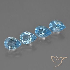 Shop natural 3.42ct スイスブルー トパーズ gems, 洋梨の形, from ブラジル at GemSelect. In stock, global shipping!