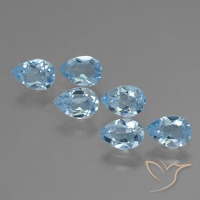 Shop natural 3.28ct スカイブルー トパーズ gems, 洋梨の形, from ブラジル at GemSelect. In stock, global shipping!