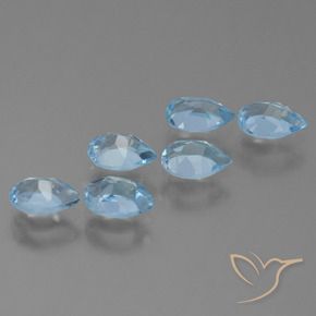 Shop natural 3.28ct スカイブルー トパーズ gems, 洋梨の形, from ブラジル at GemSelect. In stock, global shipping!
