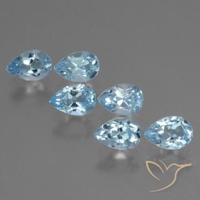 Shop natural 3.28ct スカイブルー トパーズ gems, 洋梨の形, from ブラジル at GemSelect. In stock, global shipping!