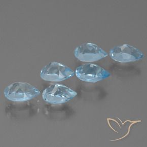 Shop natural 3.28ct スカイブルー トパーズ gems, 洋梨の形, from ブラジル at GemSelect. In stock, global shipping!