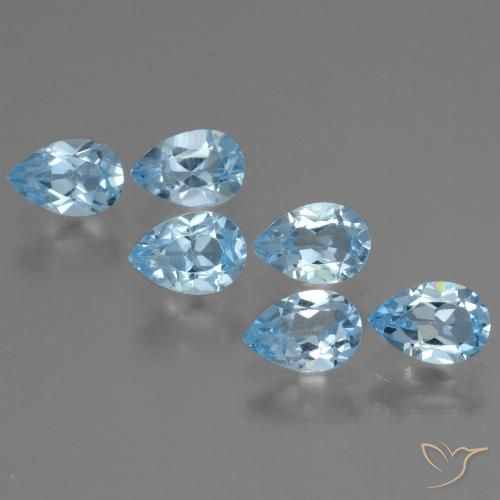 Shop natural 2.89ct スイスブルー トパーズ gems, 洋梨の形, from ブラジル at GemSelect. In stock, global shipping!