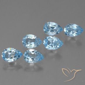 Shop natural 2.89ct スイスブルー トパーズ gems, 洋梨の形, from ブラジル at GemSelect. In stock, global shipping!