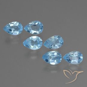 Shop natural 2.93ct スカイブルー トパーズ gems, 洋梨の形, from ブラジル at GemSelect. In stock, global shipping!