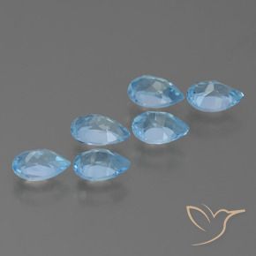 Shop natural 2.93ct スカイブルー トパーズ gems, 洋梨の形, from ブラジル at GemSelect. In stock, global shipping!