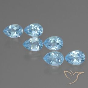 Shop natural 3.31ct スカイブルー トパーズ gems, 洋梨の形, from ブラジル at GemSelect. In stock, global shipping!