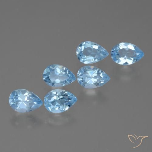 Shop natural 3.22ct スイスブルー トパーズ gems, 洋梨の形, from ブラジル at GemSelect. In stock, global shipping!