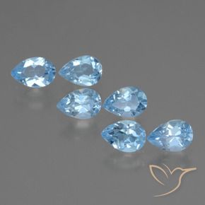 Shop natural 3.22ct スイスブルー トパーズ gems, 洋梨の形, from ブラジル at GemSelect. In stock, global shipping!