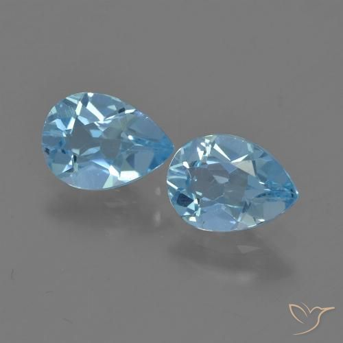 Shop natural 1.66ct スイスブルー トパーズ gems, 洋梨の形, from ブラジル at GemSelect. In stock, global shipping!