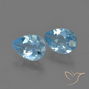Shop natural 1.66ct スイスブルー トパーズ gems, 洋梨の形, from ブラジル at GemSelect. In stock, global shipping!