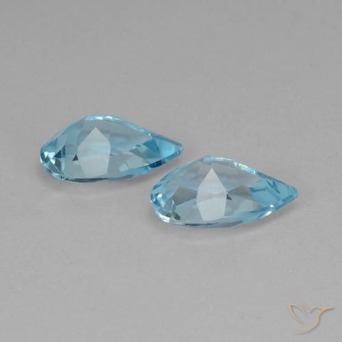 Shop natural 1.41ct スカイブルー トパーズ gems, 洋梨の形, from ブラジル at GemSelect. In stock, global shipping!