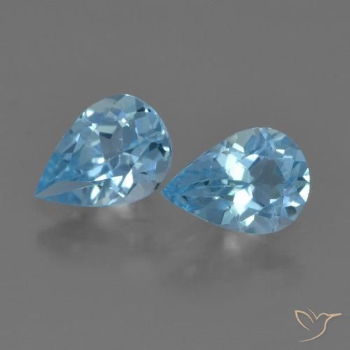 Shop natural 1.54ct スイスブルー トパーズ gems, 洋梨の形, from ブラジル at GemSelect. In stock, global shipping!
