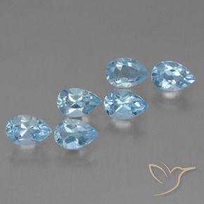 Shop natural 3.06ct スカイブルー トパーズ gems, 洋梨の形, from ブラジル at GemSelect. In stock, global shipping!