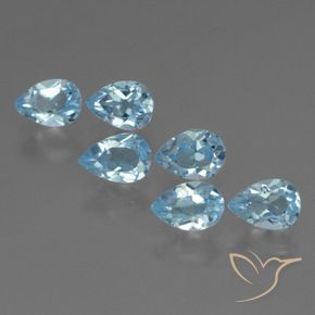 Shop natural 3.62ct スカイブルー トパーズ gems, 洋梨の形, from ブラジル at GemSelect. In stock, global shipping!