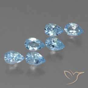 Shop natural 3.53ct スカイブルー トパーズ gems, 洋梨の形, from ブラジル at GemSelect. In stock, global shipping!