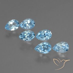 Shop natural 3.45ct スカイブルー トパーズ gems, 洋梨の形, from ブラジル at GemSelect. In stock, global shipping!