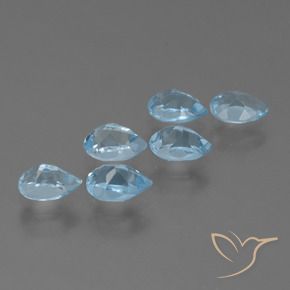 Shop natural 3.45ct スカイブルー トパーズ gems, 洋梨の形, from ブラジル at GemSelect. In stock, global shipping!