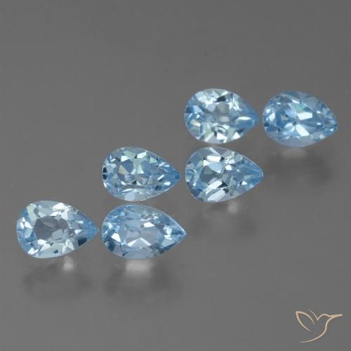 Shop natural 3.77ct スイスブルー トパーズ gems, 洋梨の形, from ブラジル at GemSelect. In stock, global shipping!