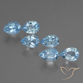 Shop natural 3.77ct スイスブルー トパーズ gems, 洋梨の形, from ブラジル at GemSelect. In stock, global shipping!