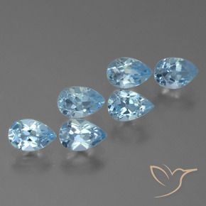 Shop natural 3.44ct スイスブルー トパーズ gems, 洋梨の形, from ブラジル at GemSelect. In stock, global shipping!
