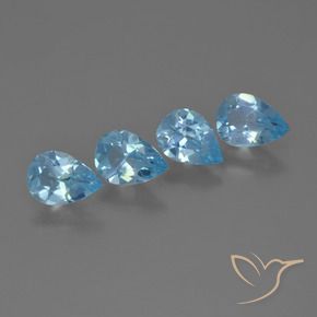 Shop natural 2.92ct スイスブルー トパーズ gems, 洋梨の形, from ブラジル at GemSelect. In stock, global shipping!