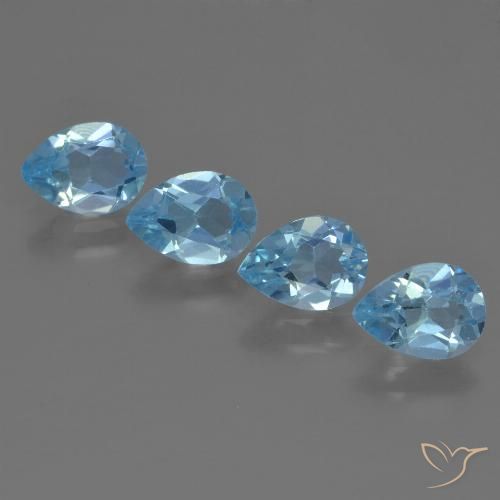 Shop natural 3.21ct スイスブルー トパーズ gems, 洋梨の形, from ブラジル at GemSelect. In stock, global shipping!