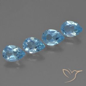 Shop natural 3.21ct スイスブルー トパーズ gems, 洋梨の形, from ブラジル at GemSelect. In stock, global shipping!