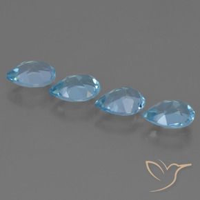 Shop natural 3.21ct スイスブルー トパーズ gems, 洋梨の形, from ブラジル at GemSelect. In stock, global shipping!