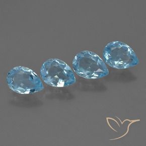 Shop natural 3.47ct スカイブルー トパーズ gems, 洋梨の形, from ブラジル at GemSelect. In stock, global shipping!