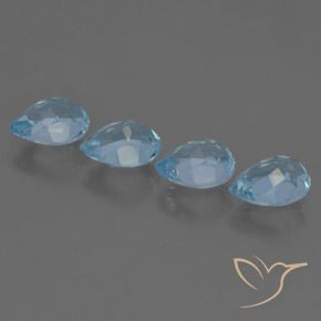 Shop natural 3.47ct スカイブルー トパーズ gems, 洋梨の形, from ブラジル at GemSelect. In stock, global shipping!