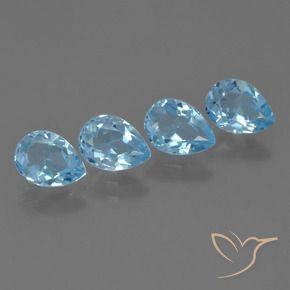 Shop natural 3.41ct スイスブルー トパーズ gems, 洋梨の形, from ブラジル at GemSelect. In stock, global shipping!