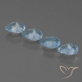 Shop natural 3.37ct スカイブルー トパーズ gems, 洋梨の形, from ブラジル at GemSelect. In stock, global shipping!