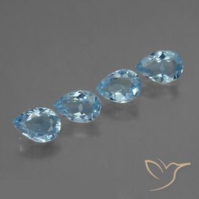 Shop natural 3.27ct スカイブルー トパーズ gems, 洋梨の形, from ブラジル at GemSelect. In stock, global shipping!