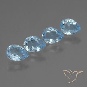 Shop natural 3.39ct スカイブルー トパーズ gems, 洋梨の形, from ブラジル at GemSelect. In stock, global shipping!