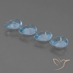 Shop natural 3.39ct スカイブルー トパーズ gems, 洋梨の形, from ブラジル at GemSelect. In stock, global shipping!