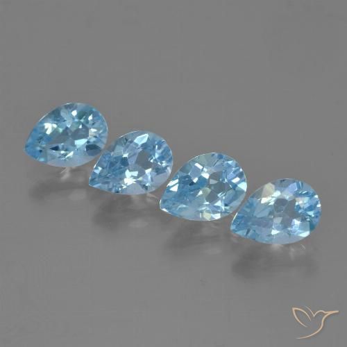Shop natural 3.36ct スイスブルー トパーズ gems, 洋梨の形, from ブラジル at GemSelect. In stock, global shipping!
