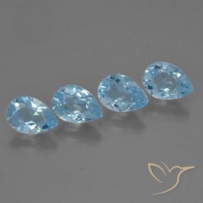 Shop natural 3.51ct スカイブルー トパーズ gems, 洋梨の形, from ブラジル at GemSelect. In stock, global shipping!