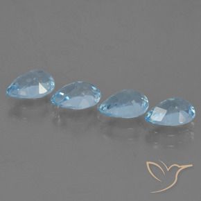 Shop natural 3.51ct スカイブルー トパーズ gems, 洋梨の形, from ブラジル at GemSelect. In stock, global shipping!